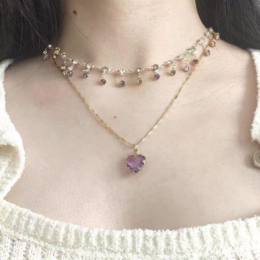 ダブルペンダントネックレス