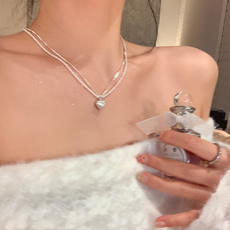 二重愛のペンダントのネックレス女性高級感あふれる